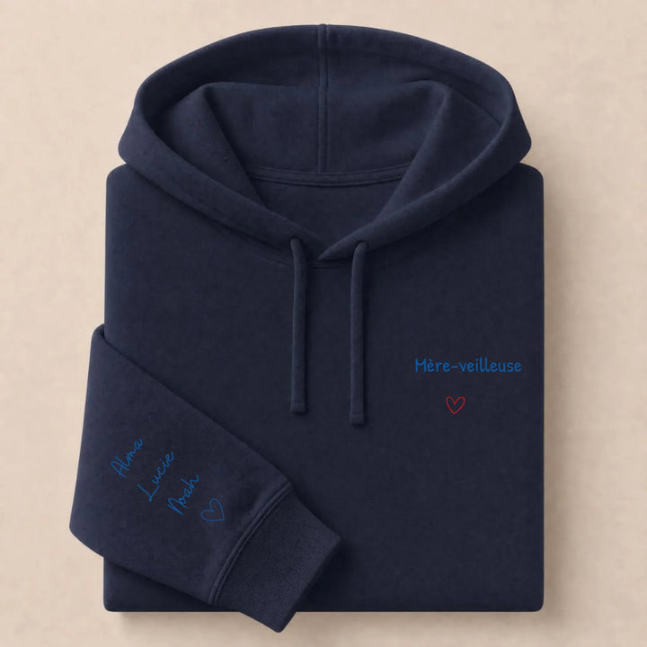 Sweat Mère-veilleuse Sweat à capuche / Marine / S