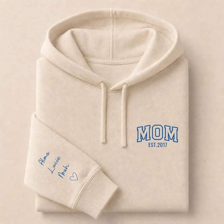 Sweat mom Sweat à capuche / Beige / S