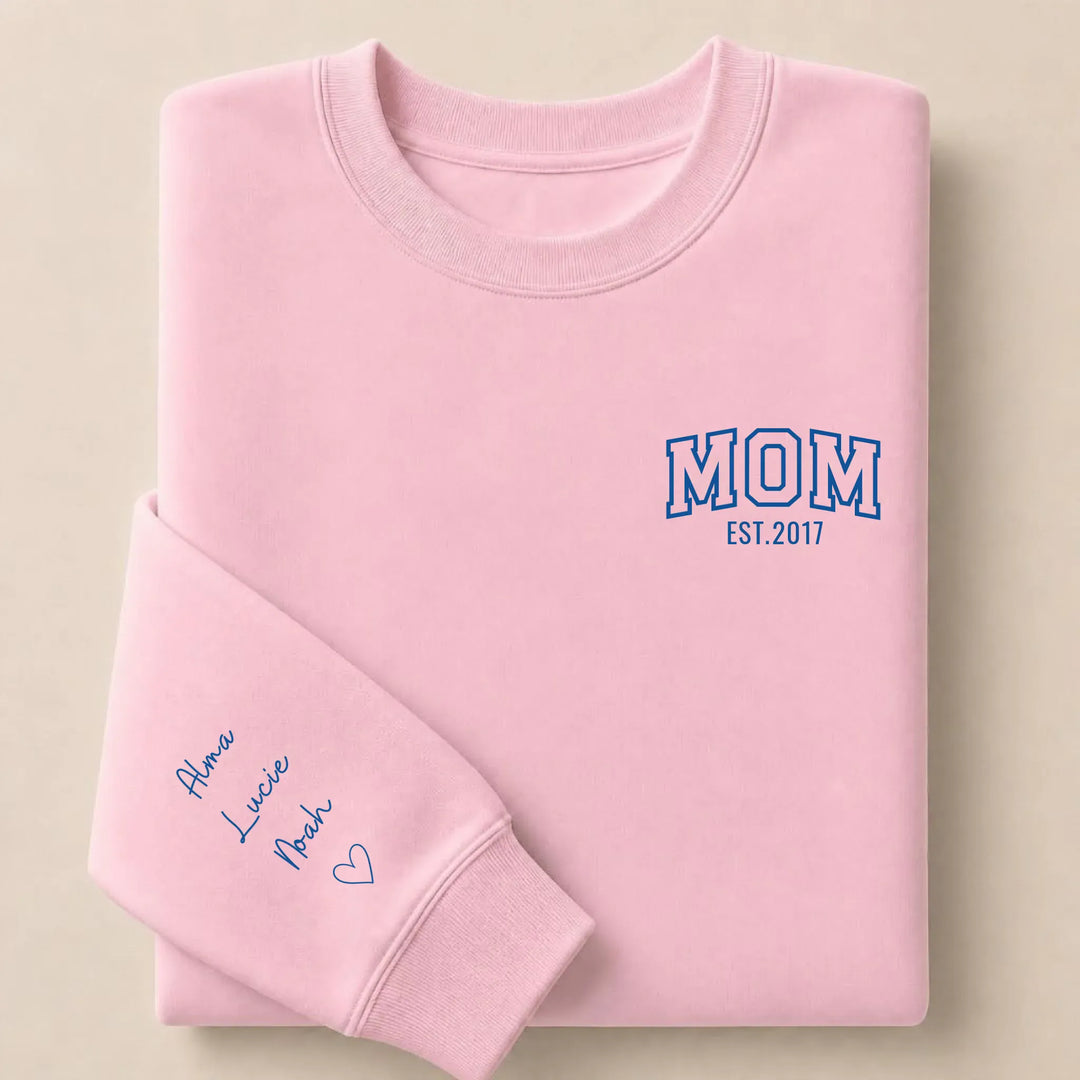 Sweat mom Sweatshirt / Rose Clair / S