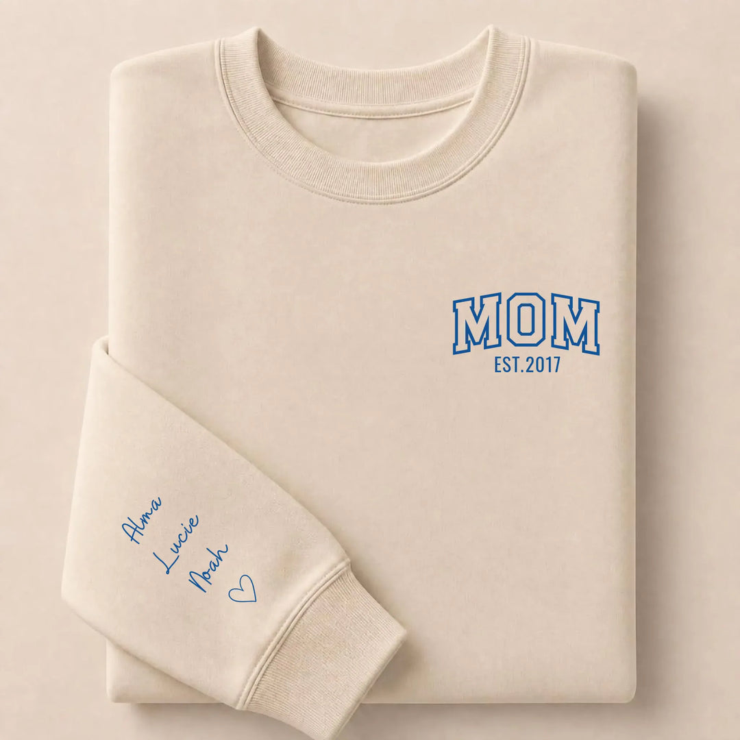 Sweat mom Sweatshirt / Beige / S