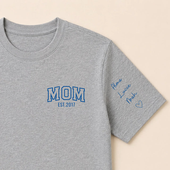 Sweat mom T-shirt / Gris / S