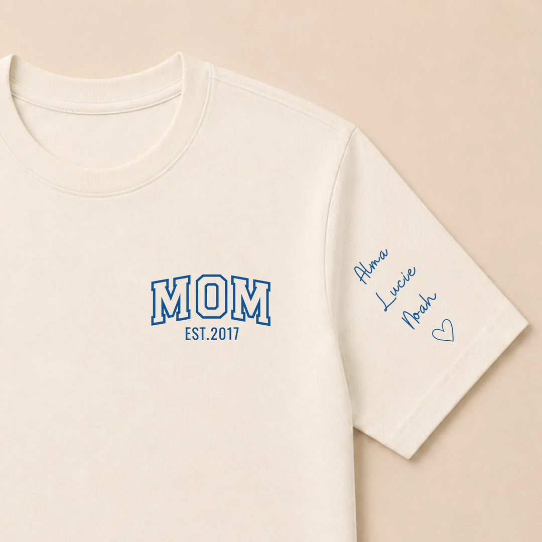 Sweat mom T-shirt / Naturel / S