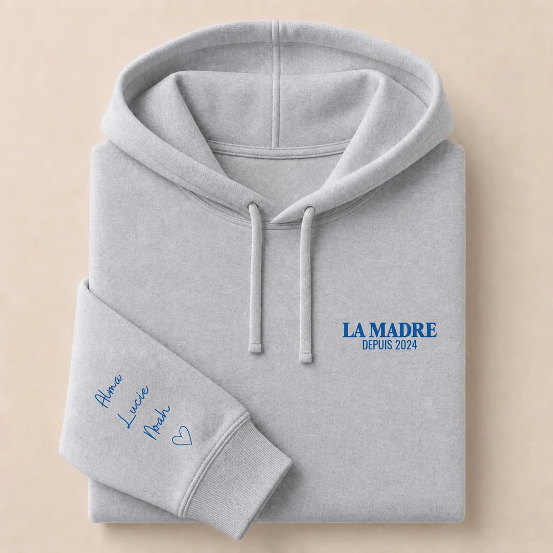 Sweat La Madre Sweat à capuche / Gris / S