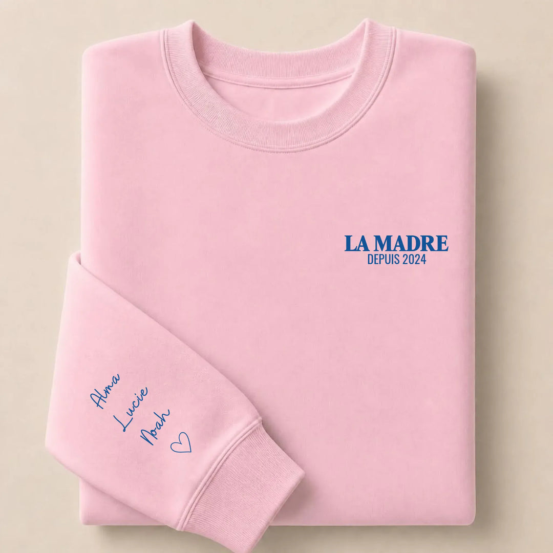 Sweat La Madre Sweatshirt / Rose Clair / S