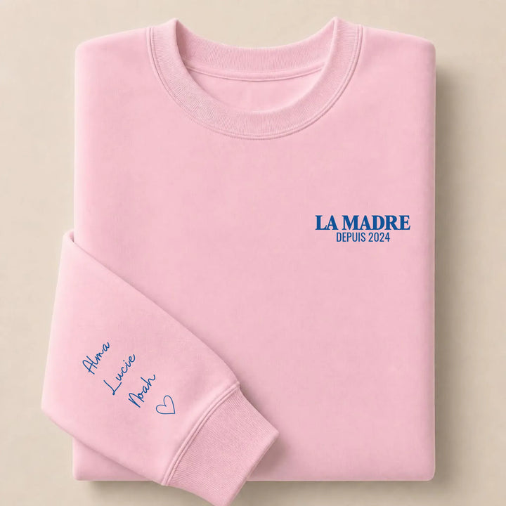 Sweat La Madre Sweatshirt / Rose Clair / S