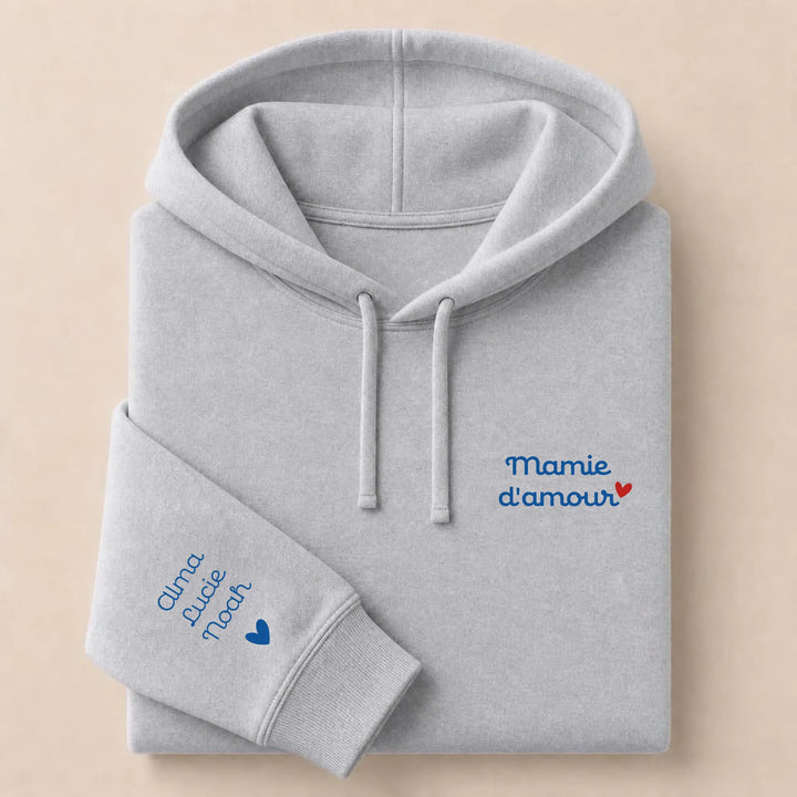 Pull Mamie d'amour Sweat à capuche / Gris / S