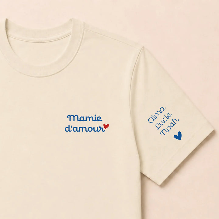Pull Mamie d'amour T-shirt / Beige / S