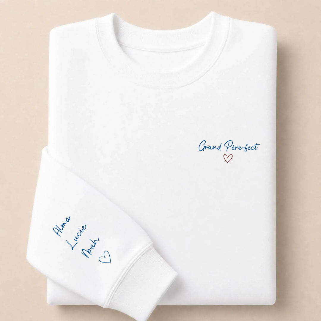 Pull Grand Père-fect Sweatshirt / Blanc / S