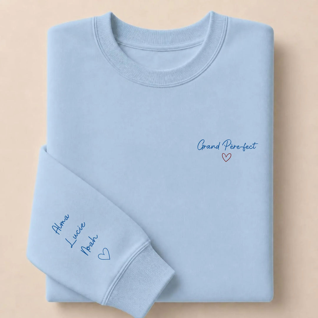 Pull Grand Père-fect Sweatshirt / Bleu Clair / S