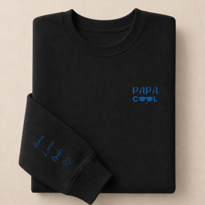 Pull Papa cool Sweatshirt / Noir / S