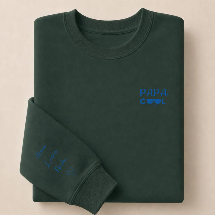 Pull Papa cool Sweatshirt / Forest / S