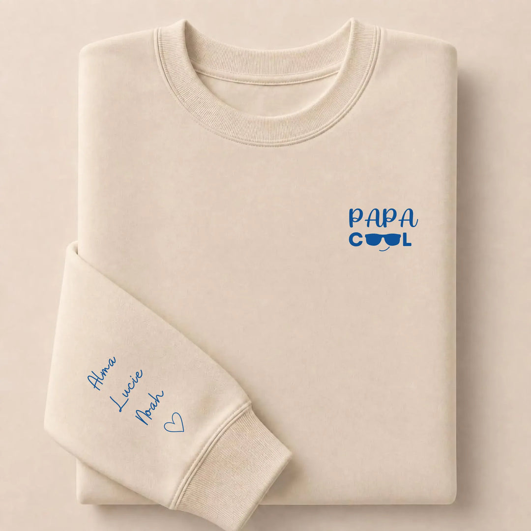 Pull Papa cool Sweatshirt / Beige / S