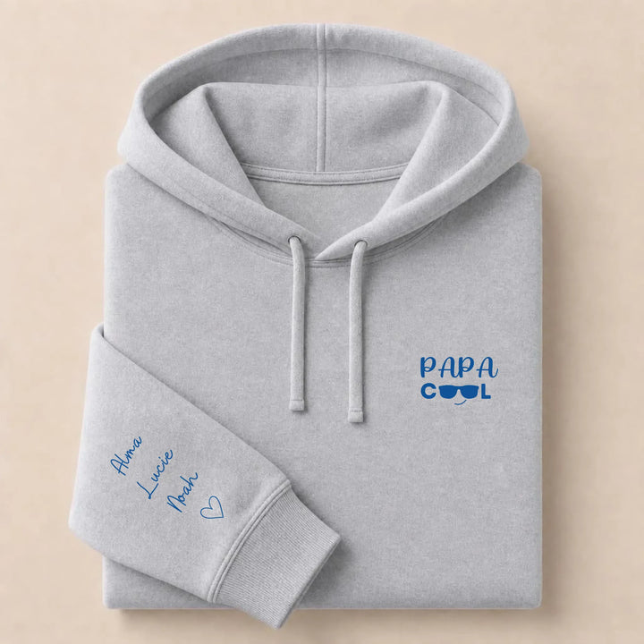 Pull Papa cool Sweat à capuche / Gris / S