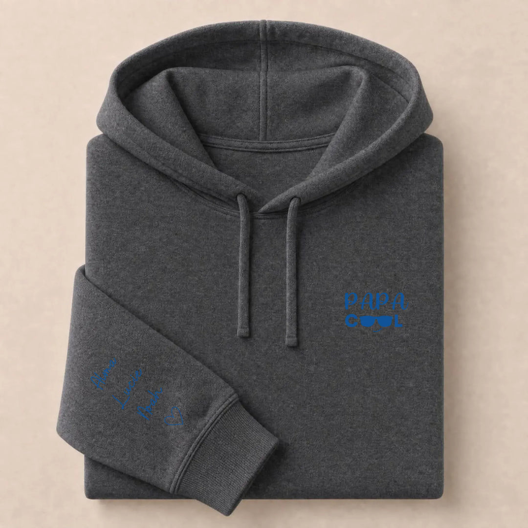 Pull Papa cool Sweat à capuche / Gris Foncé / S
