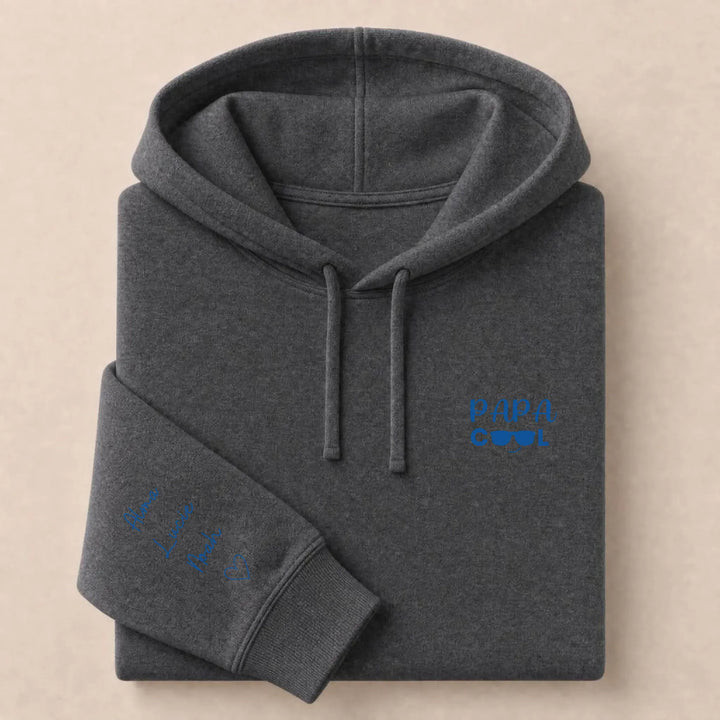 Pull Papa cool Sweat à capuche / Gris Foncé / S