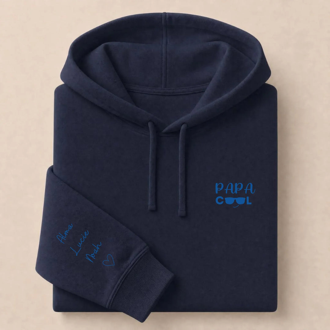 Pull Papa cool Sweat à capuche / Marine / S