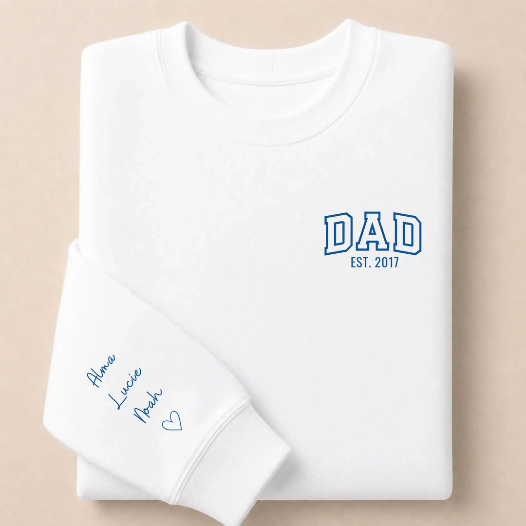 Pull DAD Sweatshirt / Blanc / S