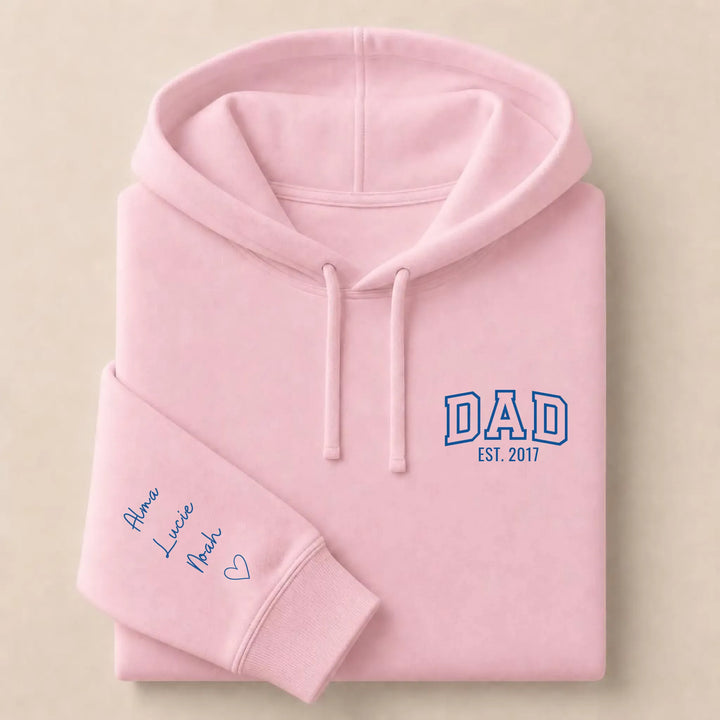Pull DAD Sweat à capuche / Rose Clair / S