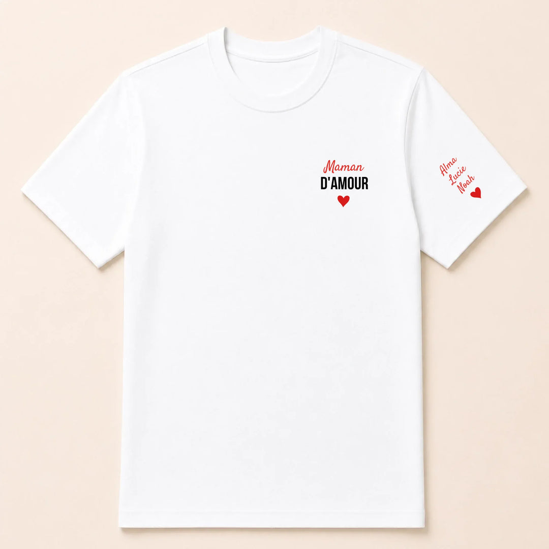 Sweat à capuche maman d'amour