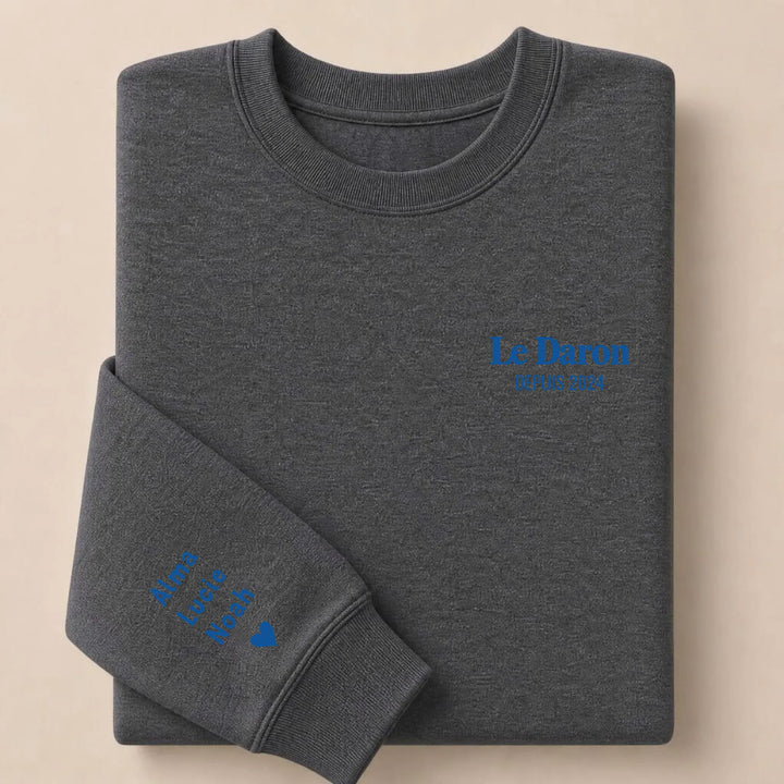 Pull brodé Le Daron Sweatshirt / Gris Foncé / S