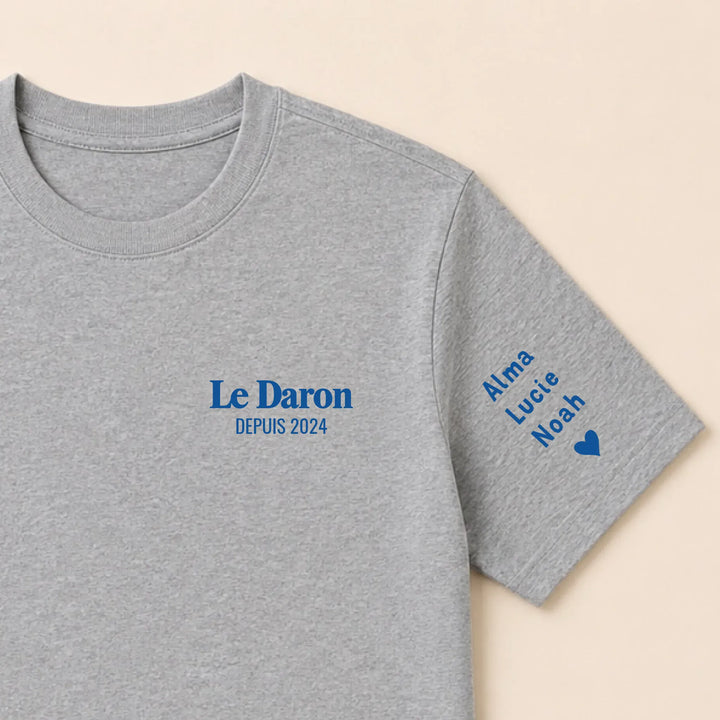 Pull brodé Le Daron T-shirt / Gris / S