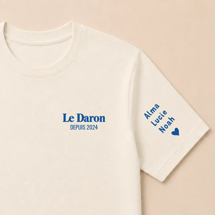 Pull brodé Le Daron T-shirt / Naturel / S