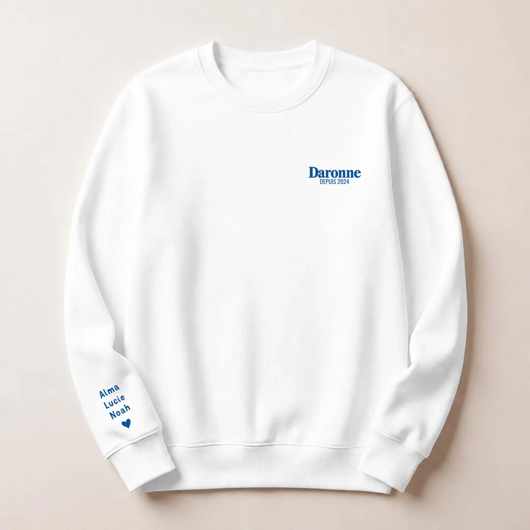 Pull brodé La Daronne