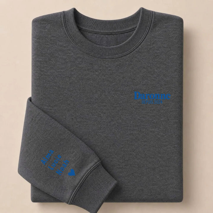 Pull brodé La Daronne Sweatshirt / Gris Foncé / S