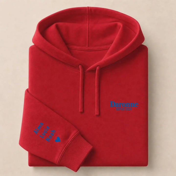 Pull brodé La Daronne Sweat à capuche / Rouge / S