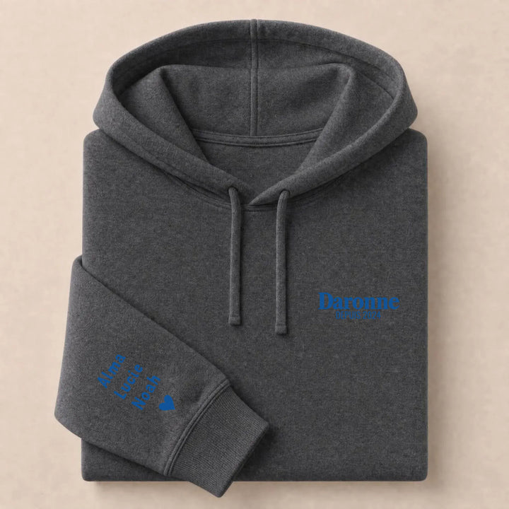 Pull brodé La Daronne Sweat à capuche / Gris Foncé / S