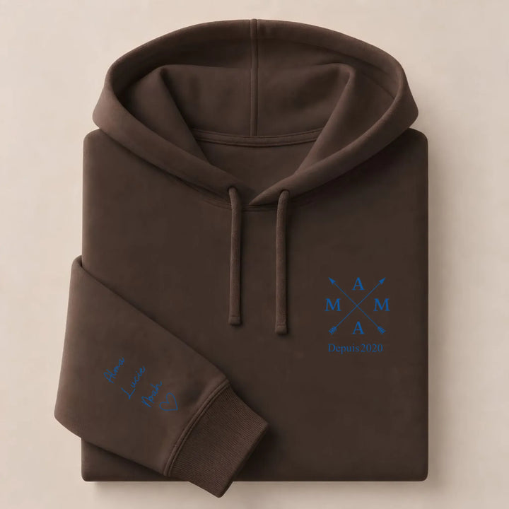 Pull MAMA depuis Sweat à capuche / Marron / S