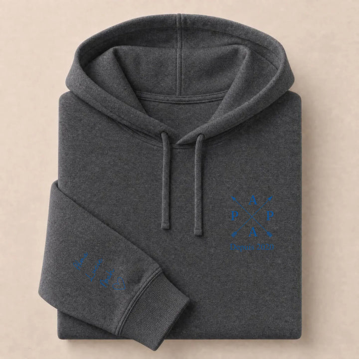 Pull PAPA depuis Sweat à capuche / Gris Foncé / S