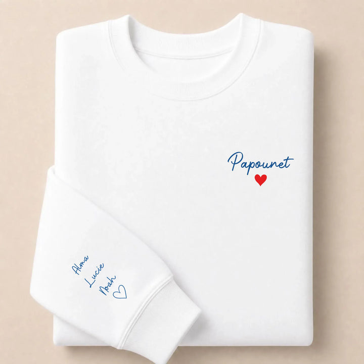Pull Papounet Sweatshirt / Blanc / S