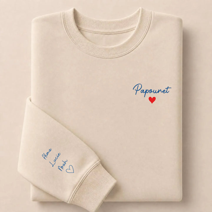 Pull Papounet Sweatshirt / Beige / S