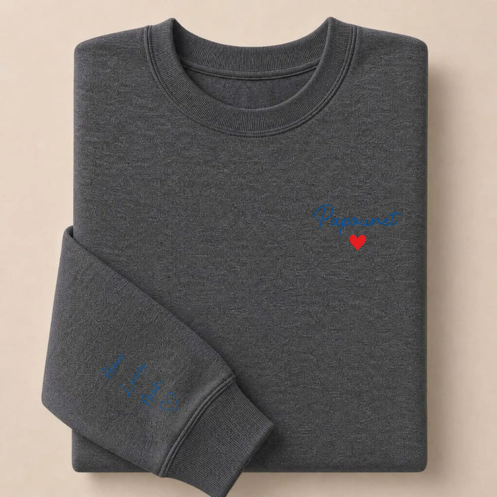 Pull Papounet Sweatshirt / Gris Foncé / S