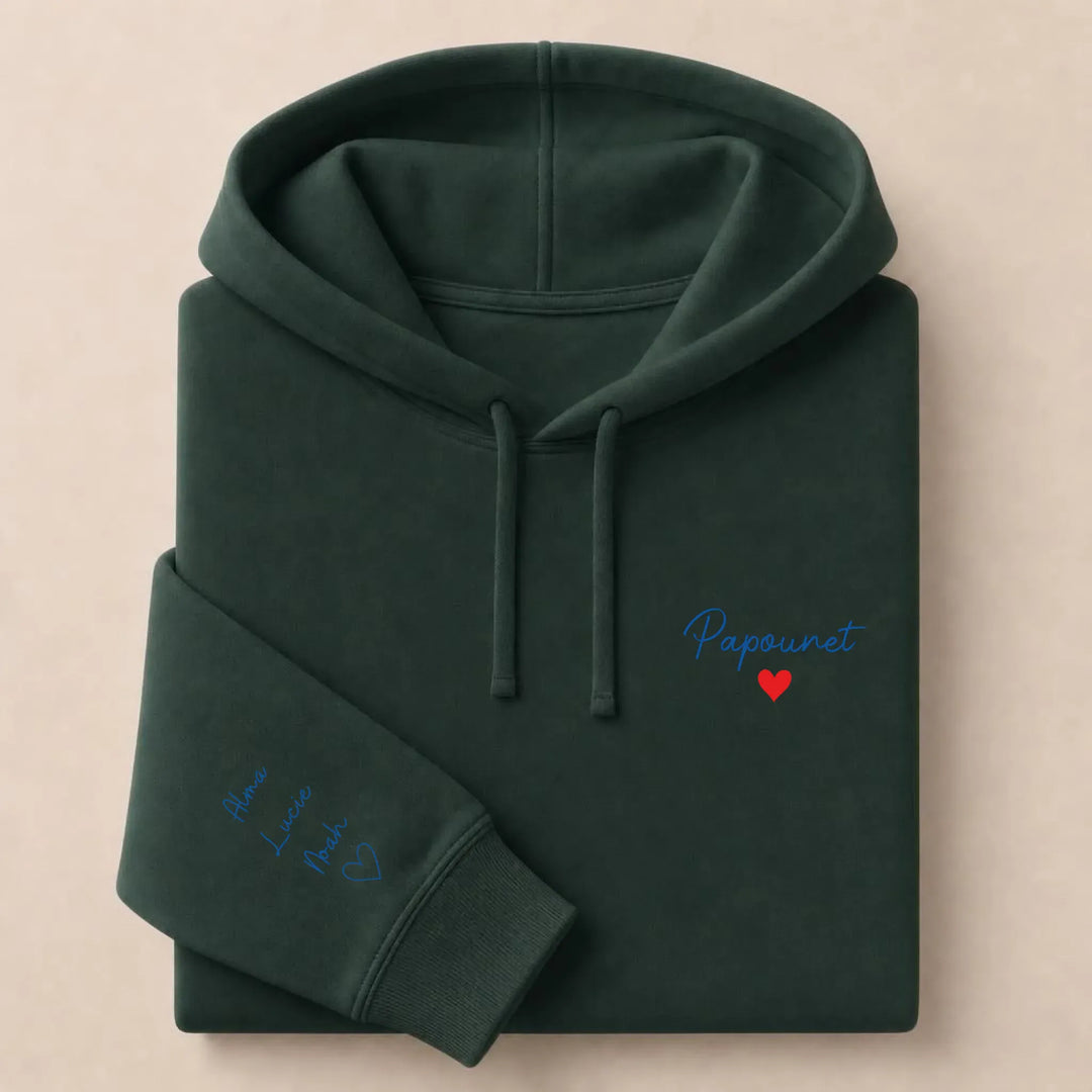Pull Papounet Sweat à capuche / Forest / S
