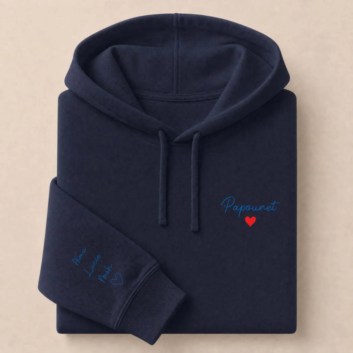 Pull Papounet Sweat à capuche / Marine / S