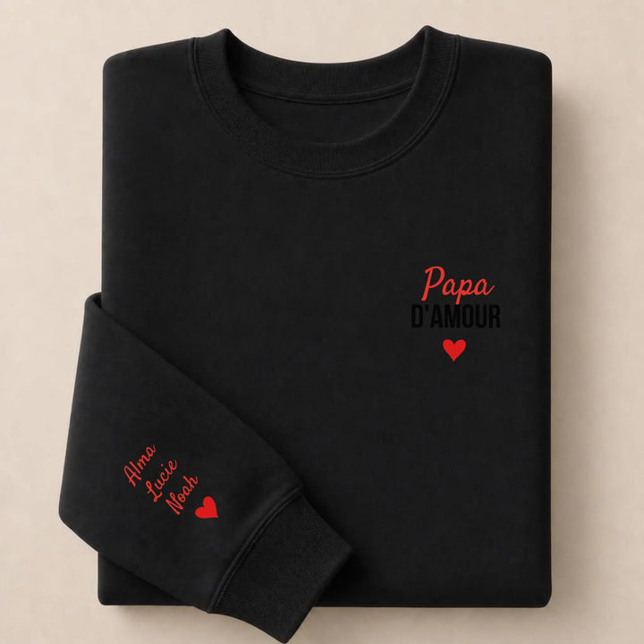 Pull Papa d'amour Sweatshirt / Noir / S