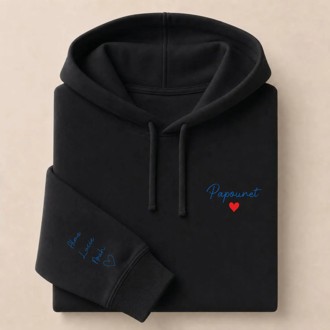 Pull Papounet Sweat à capuche / Noir / S