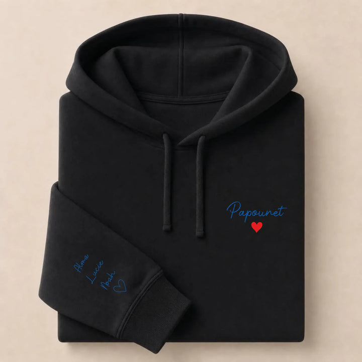 Pull Papounet Sweat à capuche / Noir / S
