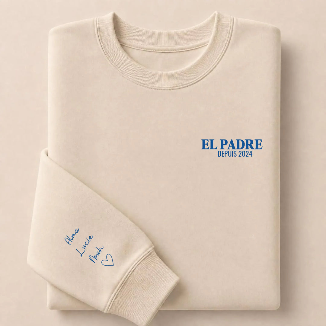 Pull EL PADRE Sweatshirt / Beige / S