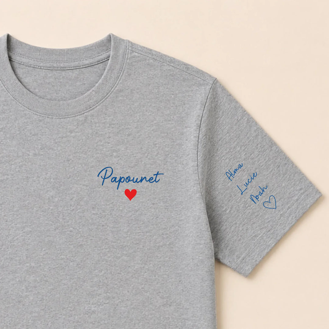 Pull Papounet T-shirt / Gris / S