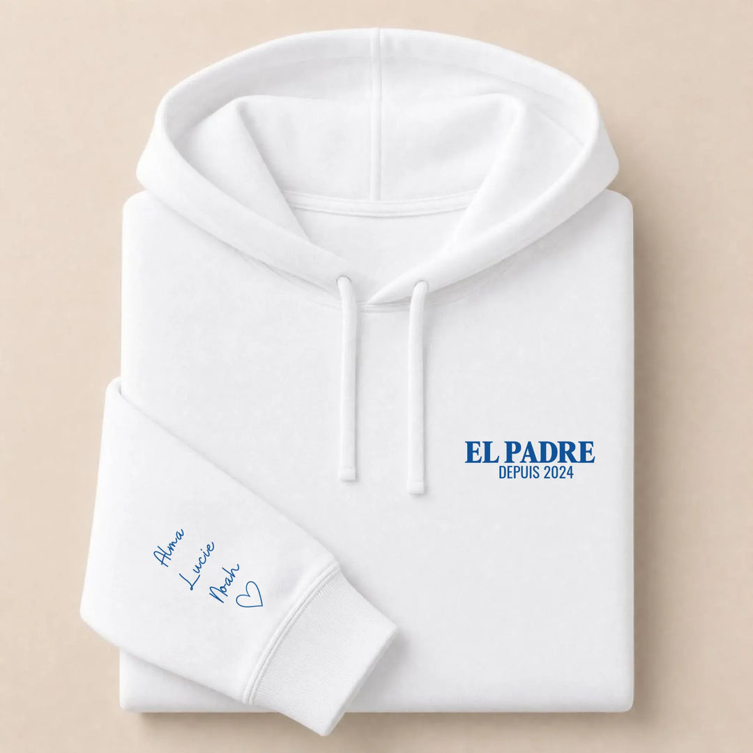 Pull EL PADRE Sweat à capuche / Blanc / S