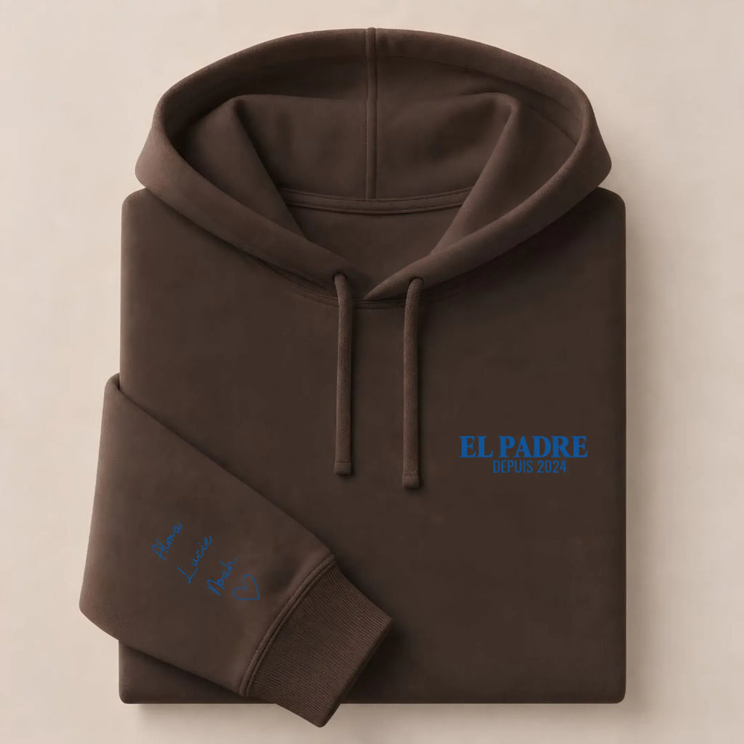 Pull EL PADRE Sweat à capuche / Marron / S