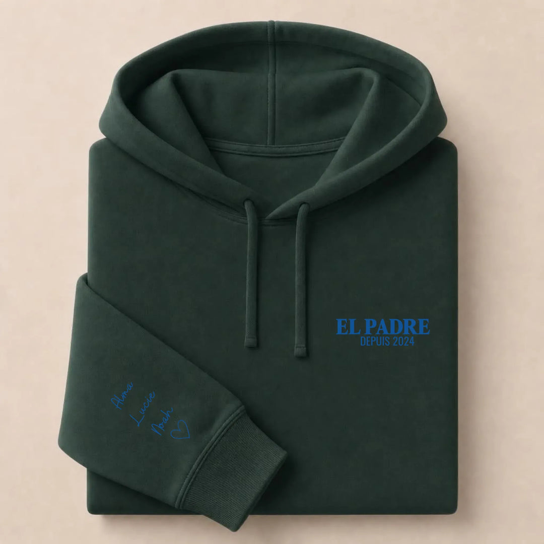 Pull EL PADRE Sweat à capuche / Forest / S
