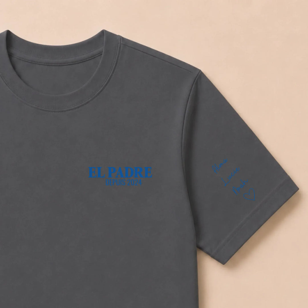 Pull EL PADRE T-shirt / Gris Foncé / S