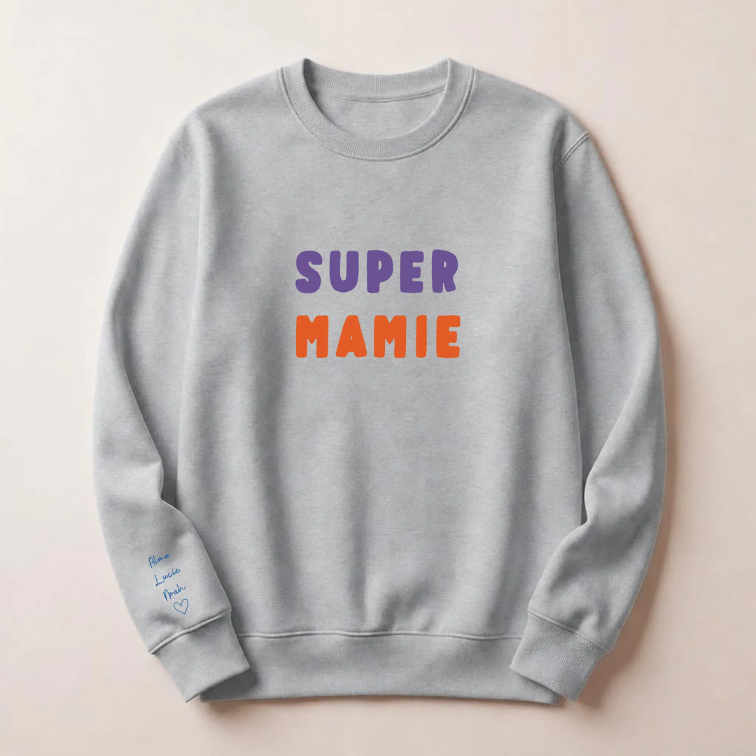 Pull Super Mamie Sweatshirt / Gris / S