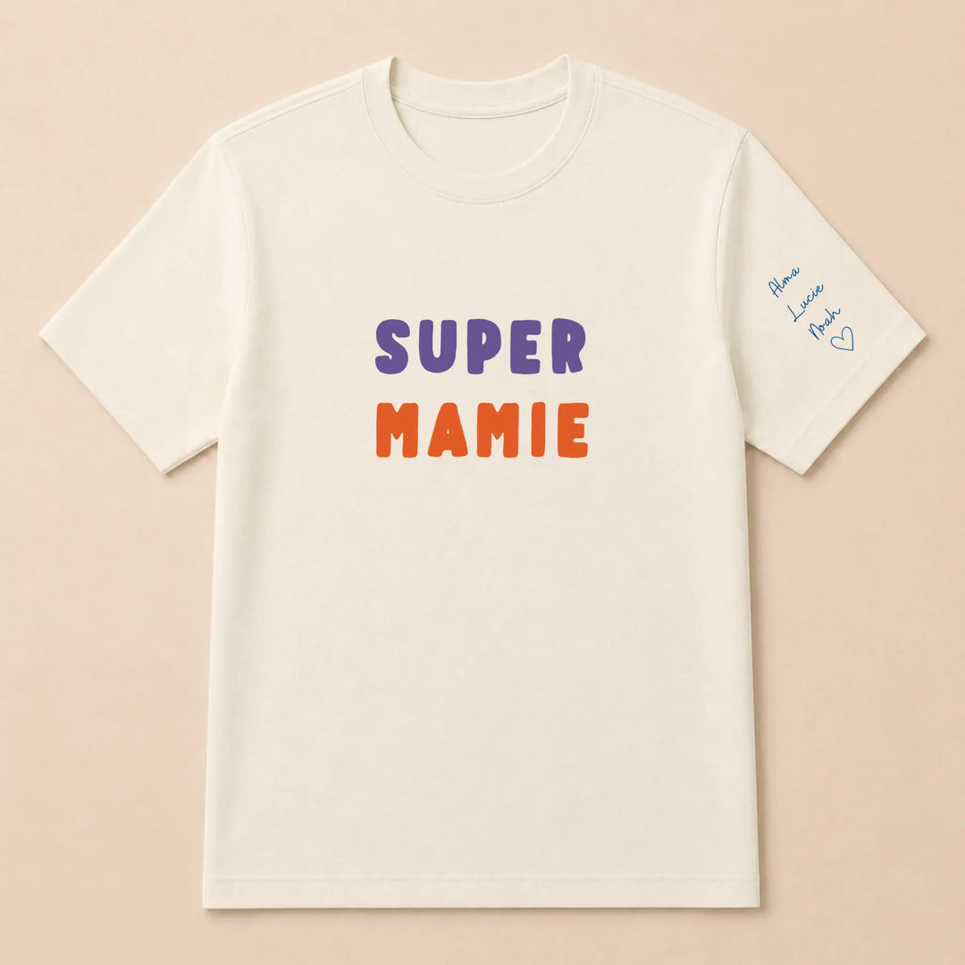 Pull Super Mamie T-shirt / Naturel / S
