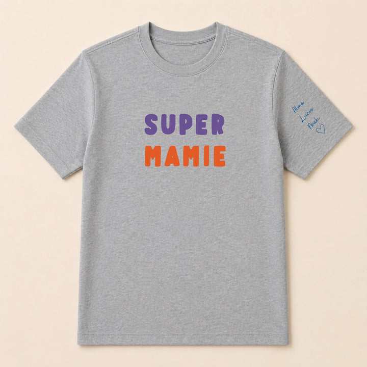 Pull Super Mamie T-shirt / Gris / S