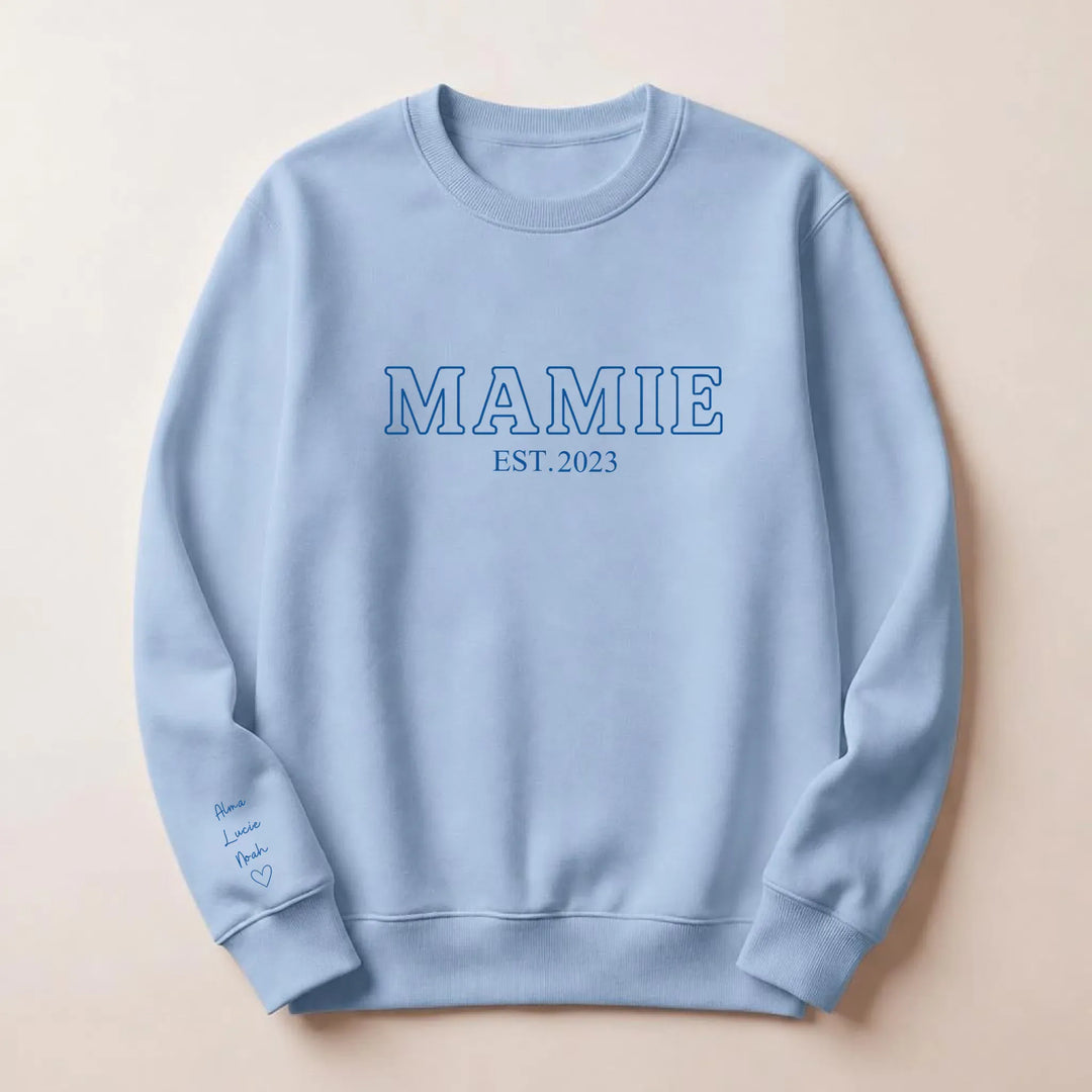 Pull Future Mamie Sweatshirt / Bleu Clair / S